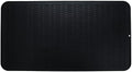 MicoYang Silicone Dish Drying Mat for Multiple Usage,Easy clean,Eco-friendly,Heat-resistant Silicone Mat for Kitchen Counter or Sink,Refrigerator or Drawer Liner Black 4XL 32 inches x 18 inches by MicoYang
