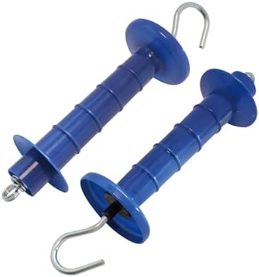 15 Pack Electric Fence Insulated Plastic gate Handle with Internal Spring and Double Ring end, Blue，for Electric Fence Gate Livestock Fence Agricultural Fencing and Pasture - Image 7