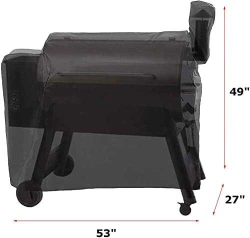 Utheer 600D Pellet Grill Cover for Traeger 34/Pro 780, Full-Length Fit - Image 2