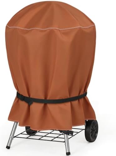 NettyPro Charcoal Kettle Grill Cover 22 inch Outdoor Round Smoker Cover by NettyPro