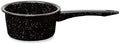 Millvado Granite 1 Quart Saucepan, Naturally Nonstick Sauce Pots, Speckled Enamel Cookware, Small Sauce Pan for Cooking and Boiling, Granite Cooking Pot for Stovetop, Campfire, Outdoor Stove by Millvado