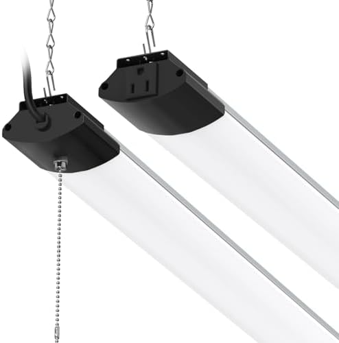 Barrina BS168 LED Shop Lights 8FT for Workshop, 168W 16800LM 5000K, 2 Packs by Barrina