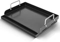 Nonstick Cast Iron Griddle for Gas Grill Griddle 25" x 16" Flat Top Griddle by BLUESGRILLPARTS