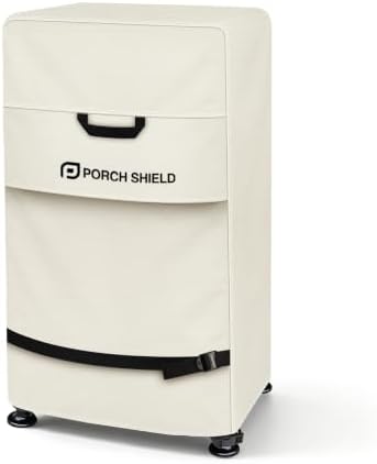 Porch Shield 30 inch Outdoor Smoker Cover 20W x 18D x 33H inch, Beige by PorchShield