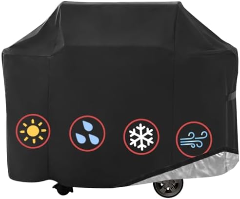 75 Inch BBQ Grill Cover, Large Gas Grill Cover for Outdoor, Compatible with Weber Summit 600, Char-Broil, Nexgrill, Brinkmann, and Dyna-glo, Waterproof, Windproof, and UV Resistant by ProtectYourOutdoorProductsforLongerLife