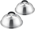 Leonyo 9.7IN Stainless Steel Griddle Basting Cover Dome, 2 Pack by Leonyo