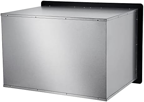 Stanbroil 30 Inch Dry Storage Cabinet for Outdoor Kitchen, Black Steel - Image 6