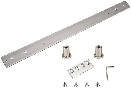 National Hardware Sliding Door Hardware Track Extension Kit, Satin Nickel by NationalHardware