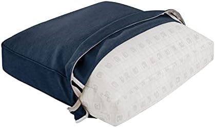 Classic Accessories Montlake FadeSafe Patio Lounge Chair/LoveSeat Back Cushion, 25 x 15 x 4 Inch, Heather Indigo, Patio Furniture Cushions - Image 5