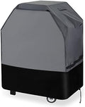 600D Oxford Heavy Duty BBQ Grill Cover 32Wx25Dx43H, Water Resistant by Waykea