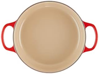 Le Creuset Enameled Cast Iron Round Wide Dutch Oven, 3.5 qt., Cerise - Image 4