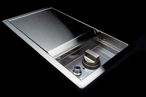 Spire Built-in 18000BTUs Searing Side Burner with Lid, Stainless Steel - Image 4