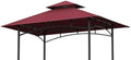 Grill Gazebo Canopy Replacement, 5 x 8 Ft, Red by OIPUNSHLE