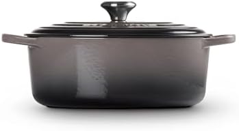 Le Creuset Enameled Cast Iron Oval Dutch Oven, 5 qt, Oyster - Image 4