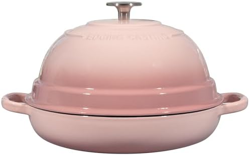 EDGING CASTING Enameled Cast Iron Dutch Oven Pot with Lid, Round Bread Oven for Homemade Sourdough Bread Baking, 6 Quart, Pink - Image 6