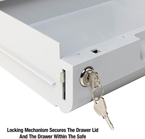 SentrySafe Locking Drawer for SFW082 and SFW123 Safes, Multi-Positional Shelf Accessory for 0.8 and 1.2 Cubic Feet Safes, 913 - Image 5