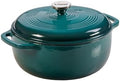 Lodge Essential Enamel Cast Iron Dutch Oven, 6 Quart, Lagoon by Lodge