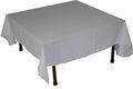 WHT4848 Square Polyester Tablecloth, 48-Inch by 48-Inch, White by Table+in+a+Bag