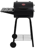 Char-Griller® Patio Pro Charcoal Grill and Smoker with Cast Iron Grates, Premium Metal Shelf and Damper Control, 250 Cooking Square Inches in Black, Model 1616 by Char-Griller