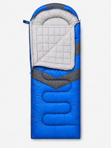 MalloMe Sleeping Bags for Adults Cold Weather & Warm - Backpacking Camping Sleeping Bag for Kids 10-12, Girls, Boys - Lightweight Compact Camping Essentials Gear Accessories Hiking Sleep Must Haves - Image 2