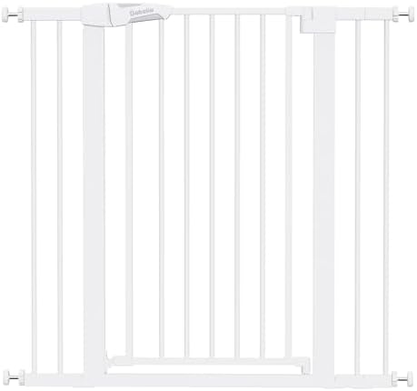 Babelio 36 in Extra Tall Baby Gate for Stairs No Drilling, PressGuard by BABELIO