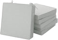 Outdoor Chair Cushions, Set of 6, 18.5 x 16 Inch, Light Grey by Unknown
