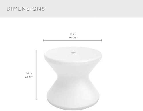Ledge Lounger in-Pool Side Table with Umbrella Hole (Sandstone) - Image 3