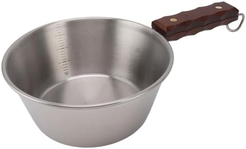 AUNMAS Camping Skillet 304 Stainless Steel Outdoor Skillet 2000ml 21cm - Image 7