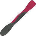 Tovolo Mini Scoop and Spread Tool for Kitchen Meal Prep Small Sandwich Spreader Spatula for Peanut Butter Jelly, Silicone BPA Free Dishwasher Safe Scooper Spreader, Charcoal Gray and Viva Magenta by Tovolo