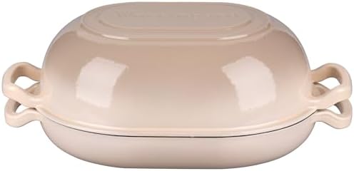 VORRINGARD Enameled Cast Iron Sourdough Bread Oven, Dutch Oven, Loaf Cast Iron Bread Pan for Homemade Bread Baking, Meatloaf Pan with Lid, 5QT, Latte - Image 7