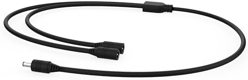 Blütezeit Solar-Powered Sliding Gate Opener System Adapter Kit - 2.3FT Dual-Port DC Link Harness for ME-GO-600 Motor, Auxiliary Panel Integration - Image 2