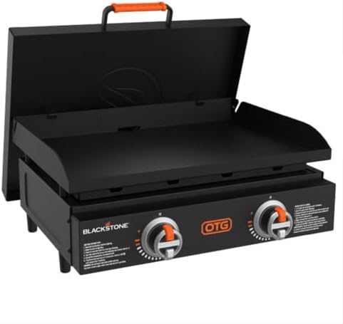 Blackstone OTG Tabletop Griddle with Hard Cover, Dual Heat Zones, 22 Inch by Unknown