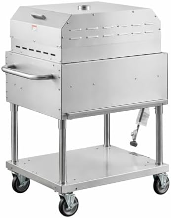 Commercial Stainless Steel Outdoor Liquid Propane Grill with Pizza Oven Attachment, 30" Cooking Surface, 4 Burners, 64,000 BTU, for Restaurant Patio, Resort, Catering, Outdoor Kitchen, Hotel - Image 2