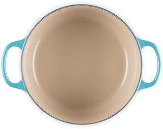 Le Creuset Enameled Cast Iron Round Dutch Oven, 4.5 qt., Caribbean - Image 3