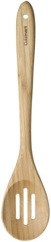 Cuisinart CTG-BAM-2SP Green Gourmet Bamboo Solid and Slotted Spoons, 2-Pack, 15.5" x 4.5" x 0.75" - Image 3