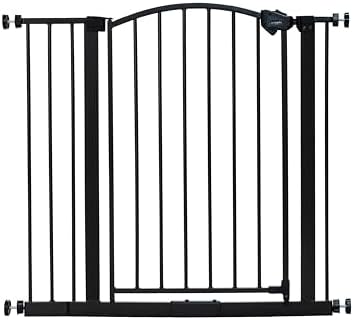 Regalo Safety 30"-35" Extra Wide Baby Gate, Bottom of Stairs & Doorways - Image 4