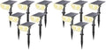 Linkind Solar Lights Outdoor Waterproof LED Spotlights Warm White 12 Pack by Linkind