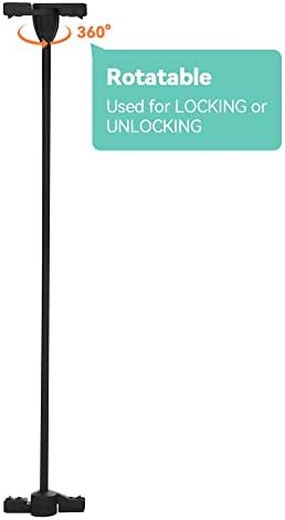 COMOMY Iron Fence Gate Extension, 30" Tall, Black - Image 3