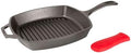 Lodge Square Cast Iron Grill Pan, PFAS-Free, 10.5 Inches by Lodge
