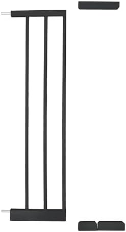 Toddleroo StepSafe Auto-Close Baby Gate 3-Bar Extension; 8" Wide, Black - Image 2