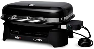 Weber® Lumin Portable Grill, Outdoor Electric Grill, BBQ Grill, Black by Unknown