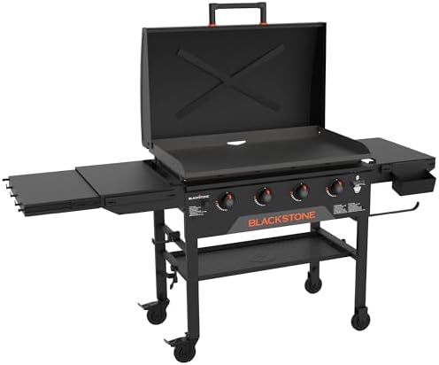 Blackstone Original Portable Griddle with Built-in Hood, Black, 36 Inch by Unknown