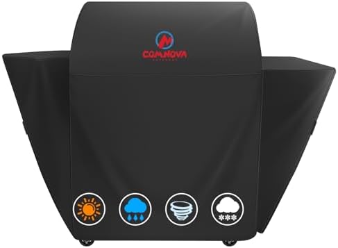 Comnova Grill Cover for Traeger Select - Premium Wood Pellet Smoker Cover for Traeger Waterproof & Heavy Duty, 600D Pellet BBQ Cover Accessory for Treager Select Elite and Selects Pro Grills (BAC375) by MCOMNOVAOUTDOORS