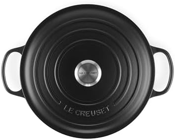 Le Creuset Enameled Cast Iron Round Dutch Oven, 7.25 qt., Licorice - Image 2