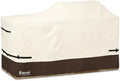 Bitubi 78 Inch Island Grill Cover - Resistant Cover for Island with Left/Right Grill Head,600D Heavy Duty Waterproof All Weather Protection Outdoor Cover,Beige&Brown by PatioFurnitureCovers
