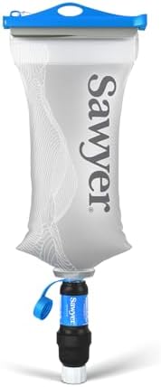 Sawyer Squeeze Water Filtration System, Cnoc Premium 2 Liter Bladder, Clear by SawyerProducts