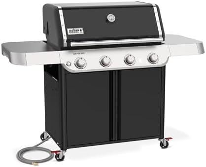 Weber Genesis E-415 Gas Grill for Outdoor Cooking, Natural Gas Grill, Black - Image 3