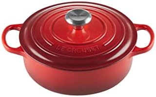 Le Creuset Enameled Cast Iron Round Wide Dutch Oven, 3.5 qt., Cerise by Unknown