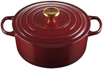 Le Creuset Enameled Cast Iron Round Dutch Oven, 5.5 qt., Garnet by Unknown
