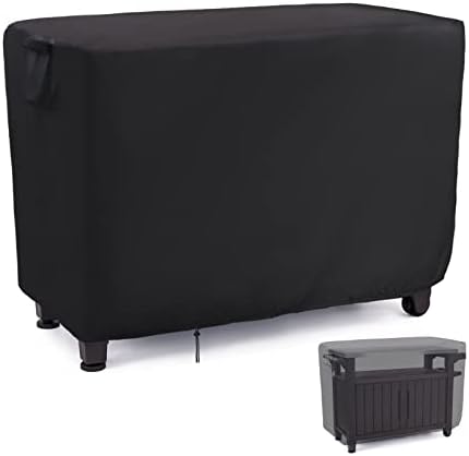 Patio Prep Table Cover for 52 Inch Keter Unity XL Portable Outdoor Table, Waterproof Outdoor Bar Table Cover, for Outdoor Grill Cart Pizza Oven Table - 52 x 22 x 33 Inch by Jungdaoutdoorfurniturecover
